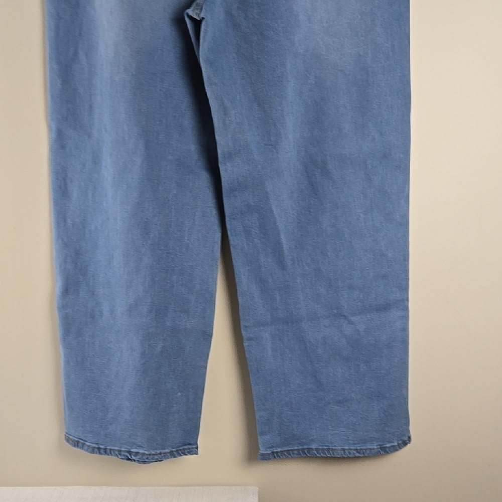 Stylish Blue Flare Wide‎ Leg Jeans - Picture 8 of 14